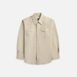 our legacy lucid pistachio wool frontier shirt beige - KITH-SHOP