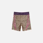 p e nation animal print del mar bike shorts - KITH-SHOP