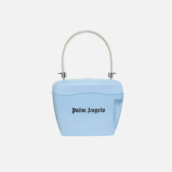 palm angels baby blue strap padlock bag - KITH-SHOP