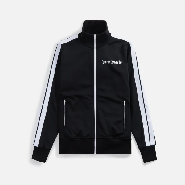 palm angels black classic track jacket - KITH-SHOP