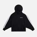 palm angels black track hoodie - KITH-SHOP