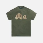 palm angels giant panda bear military graphic tee - KITH-SHOP