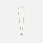 palm angels gold green strass necklace - KITH-SHOP