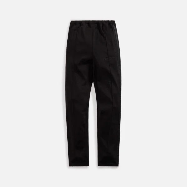 palm angels leopard print tuxedo track pants black and white - KITH-SHOP