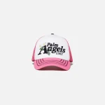 palm angels pink daisy logo cap - KITH-SHOP