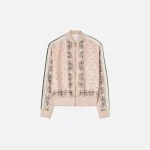 palm angels pink off white paisley bomber jacket - KITH-SHOP