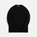 palm angels reconstructed logo sweater black and white - KITH-SHOP