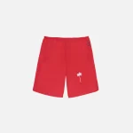 palm angels red logo swim shorts - KITH-SHOP