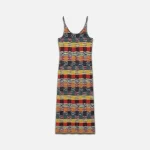 palm angels x missoni multi patterned knitted dress - KITH-SHOP