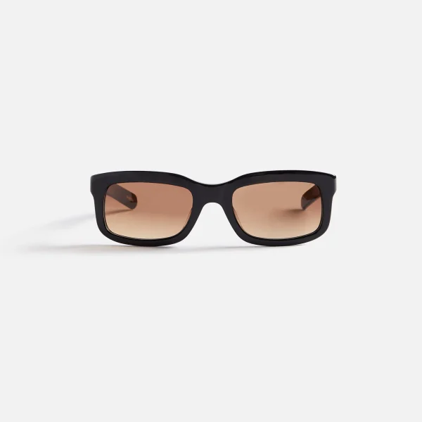 palmer flatlist sunglasses black frame with brown gradient lenses - KITH-SHOP