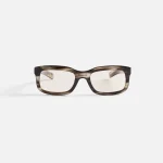 palmer flatlist sunglasses grey havana frame with dust lenses - KITH-SHOP