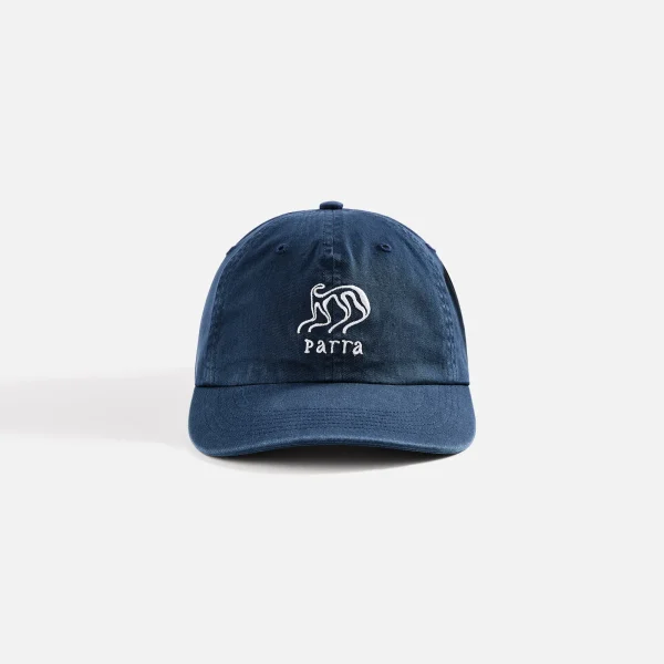 parra alien head 6 panel cap midnight blue - KITH-SHOP