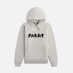 parra blob logo heather grey hooded sweatshirt - KITH-SHOP