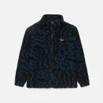 parra duo gemstone sherpa fleece jacket in blue - KITH-SHOP