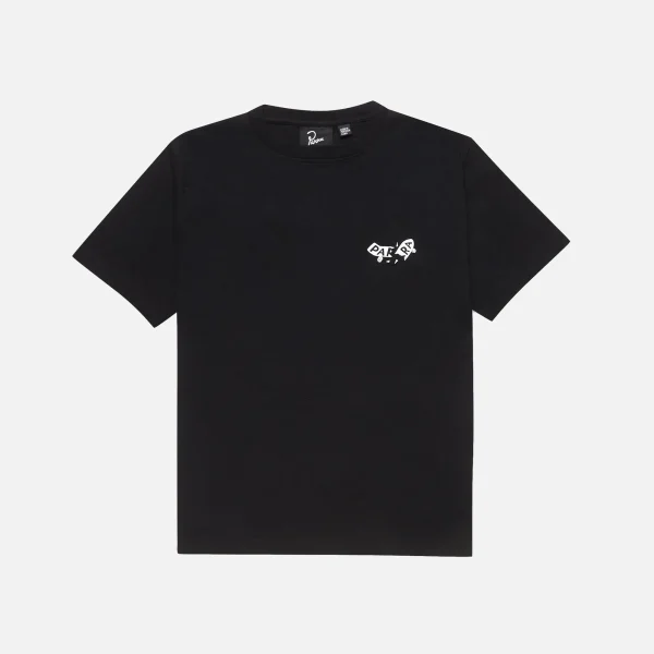 parra focused black graphic tee stylish and comfortable - KITH-SHOP