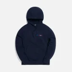 parra fonts are us navy hooded sweatshirt - KITH-SHOP