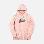 parra garage oil hoodie in pink - KITH-SHOP