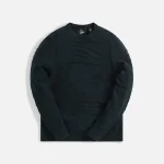 parra landscape knitted pullover in navy blue - KITH-SHOP