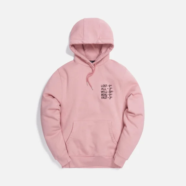 parra lost all will pink hooded sweatshirt - KITH-SHOP