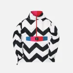 parra mountain stripes windbreaker black and white - KITH-SHOP