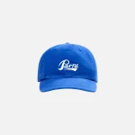 parra pencil logo navy blue 6 panel hat - KITH-SHOP