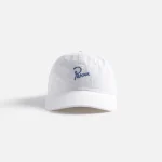 parra script logo white 6 panel cap - KITH-SHOP