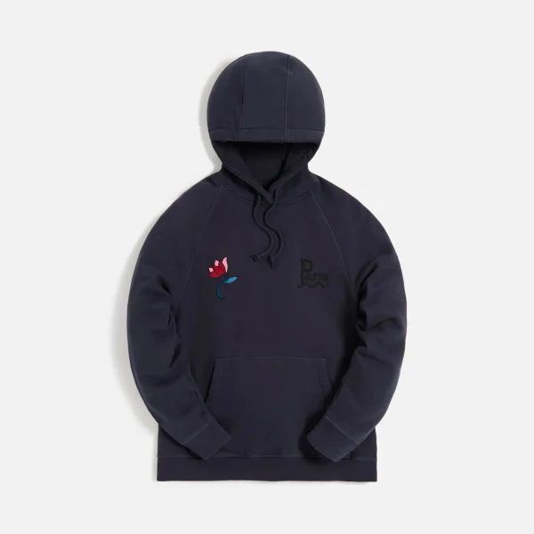 parra secret garden navy hooded sweatshirt - KITH-SHOP