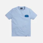 parra spilled drink graphic tee dusty blue - KITH-SHOP