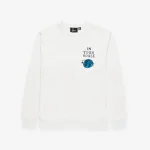 parra systems white logo crewneck sweatshirt - KITH-SHOP