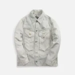 patina green denim utility jacket objects iv life - KITH-SHOP