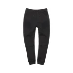 pierre balmain black moto style sweatpants - KITH-SHOP