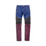 pierre balmain moto jeans navy black burgundy - KITH-SHOP