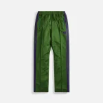 polyester narrow track pants smooth ivy green - KITH-SHOP