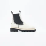 proenza schouler chelsea tauris eco calf leather sneaker white - KITH-SHOP