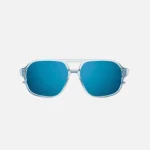 puma kids aviator sunglasses transparent frame with blue mirror lenses - KITH-SHOP