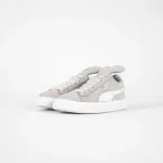 puma pre school suede easter ac shoes glacier grey coral cloud - KITH-SHOP