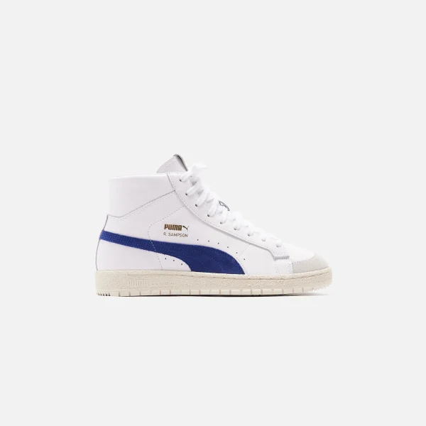 puma ralph sampson 70 mid og sneakers puma white electric blue - KITH-SHOP