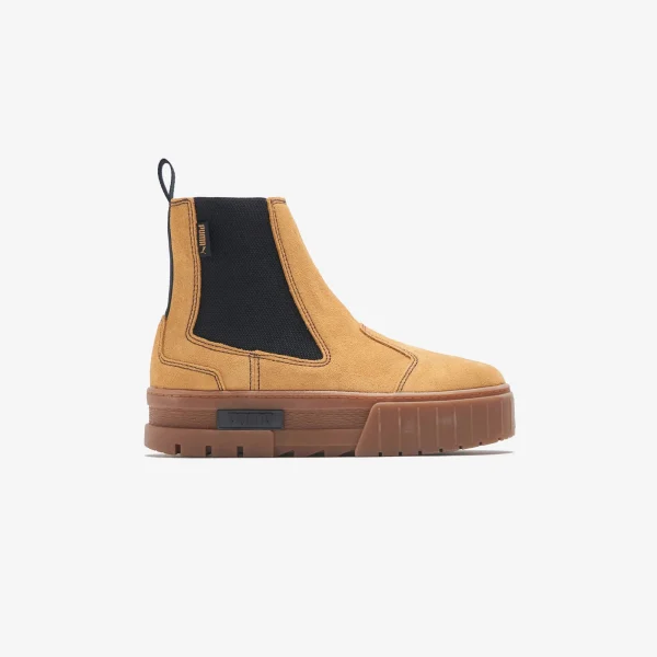 puma women s mayze chelsea suede boots taffy - KITH-SHOP