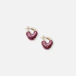 purple and gold theo earrings by eliou - KITH-SHOP