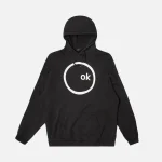 r13 acid black oversized ok computer hoodie - KITH-SHOP