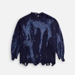 r13 blue splatter oversized sweater - KITH-SHOP