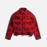 r13 dusk red cropped workshirt - KITH-SHOP