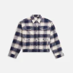 r13 eru plaid cropped multi pocket overshirt - KITH-SHOP