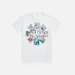 r13 red hot chili peppers doodle boy graphic tee white - KITH-SHOP