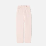 redone casual long loose fit soft washed pink - KITH-SHOP