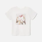 redone cheers vintage white crewneck graphic tee - KITH-SHOP