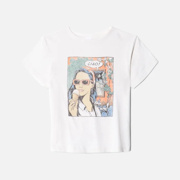 redone vintage white classic ciao tee - KITH-SHOP