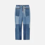 redone x levi s indigo moto jeans - KITH-SHOP