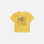 redone yellow classic beach please graphic tee - KITH-SHOP