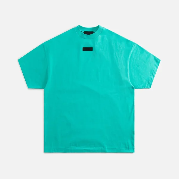 refined crewneck tee soft mint leaf - KITH-SHOP